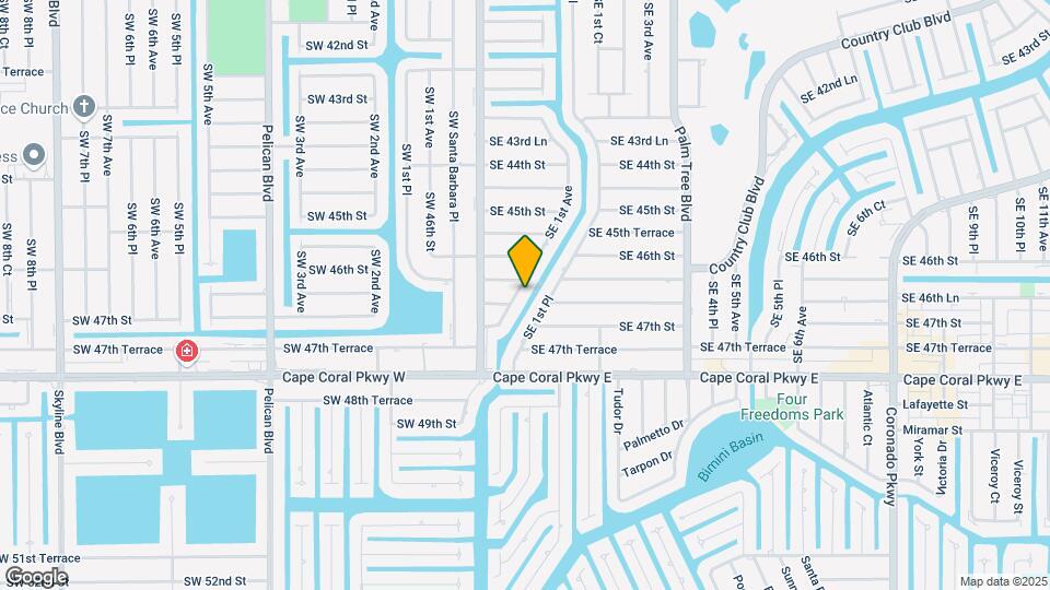 4625 SE 1st Ave Map and Location Details