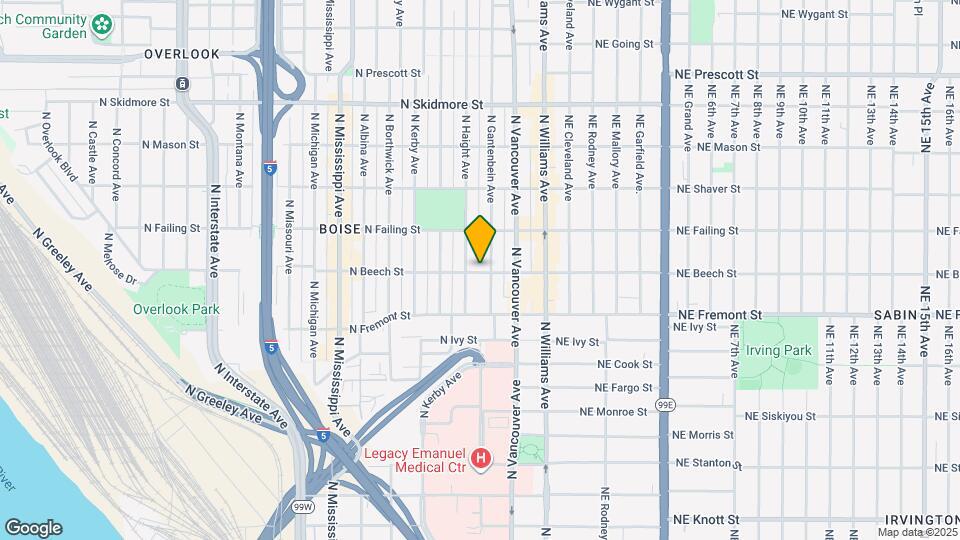 317 N Beech St Mapa y Detalles de la Ubicación