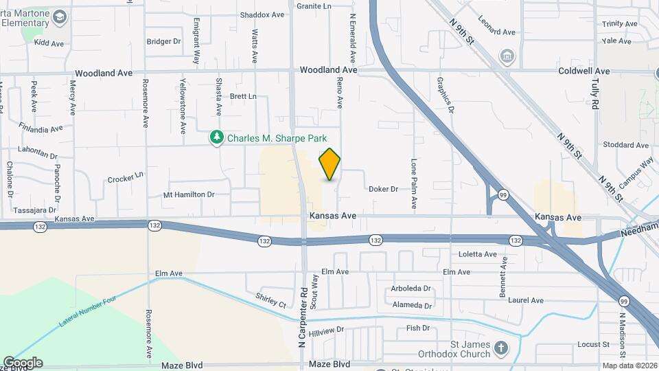 931 Reno Ave Mapa y Detalles de la Ubicación