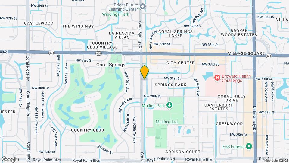 3111 Coral Springs Dr, Unit 3111 Map and Location Details