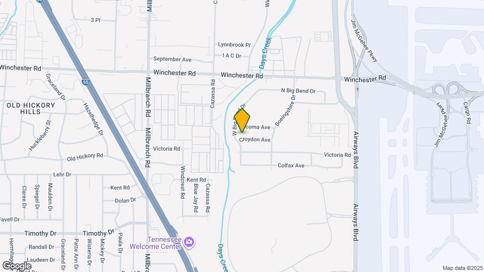 1928 Croydon Ave Mapa y Detalles de la Ubicación