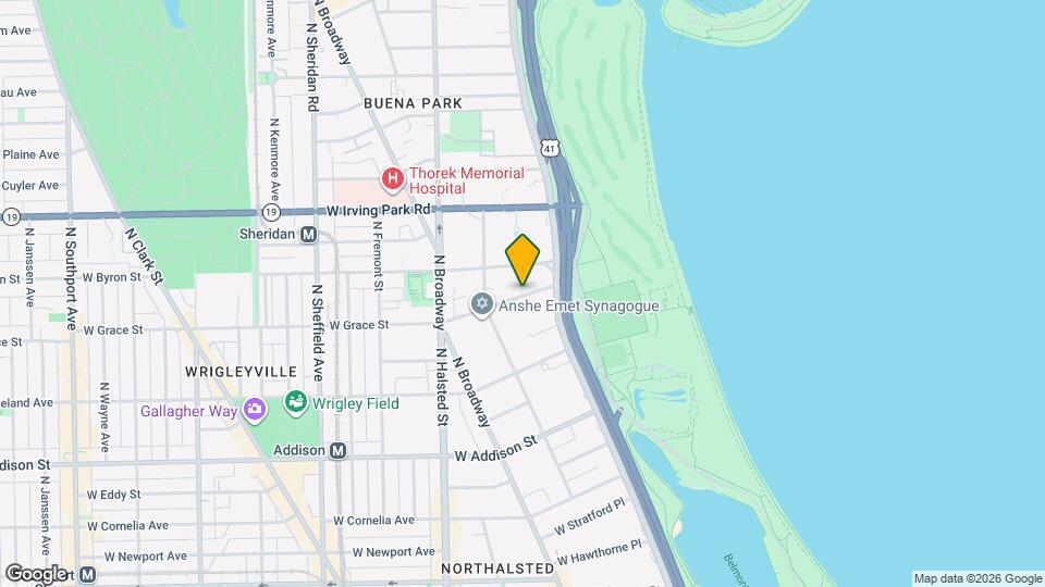 638 W Grace St Map and Location Details