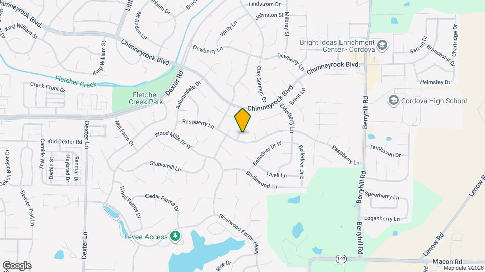 1728 Edgeburg Ln Mapa y Detalles de la Ubicación