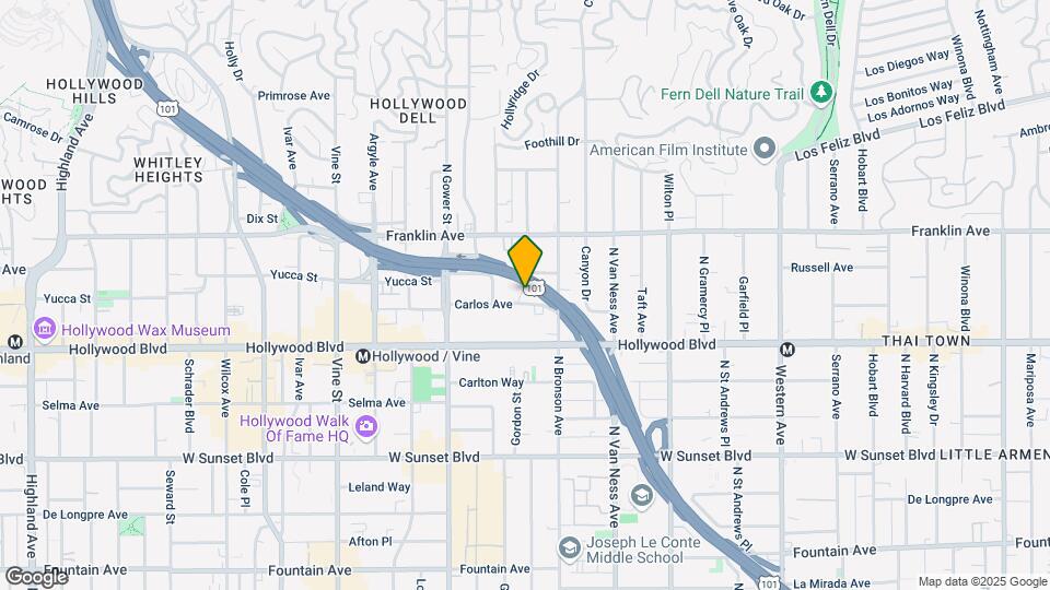 1762 Tamarind Ave Map and Location Details