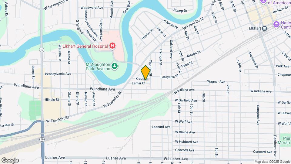 1416 Lamar Ct Map and Location Details