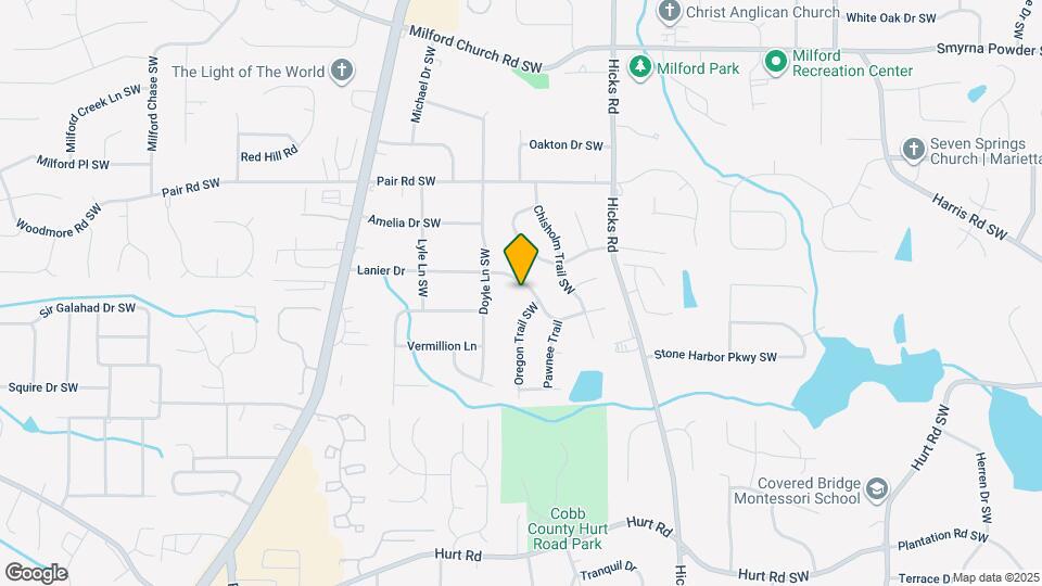 1015 Lanier Dr Map and Location Details