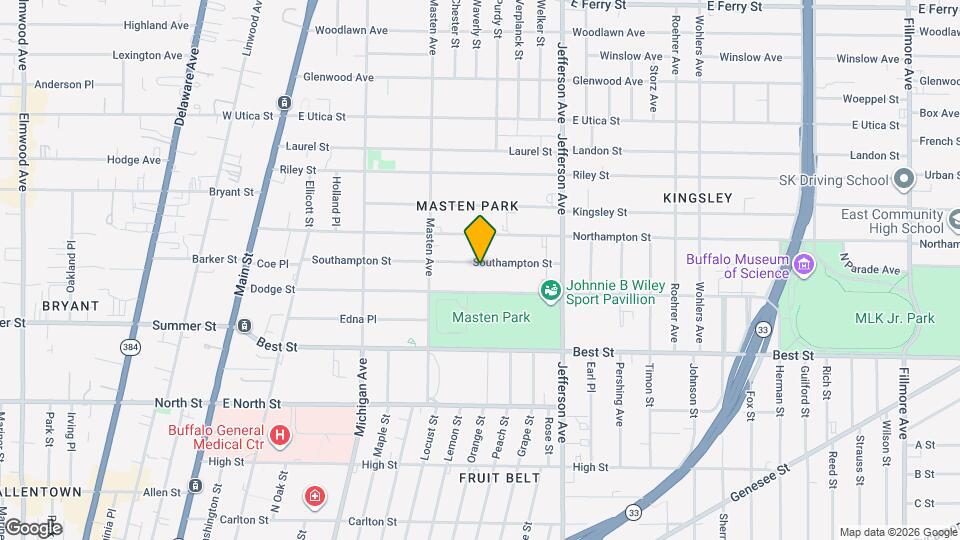 201 Southampton St Mapa y Detalles de la Ubicación