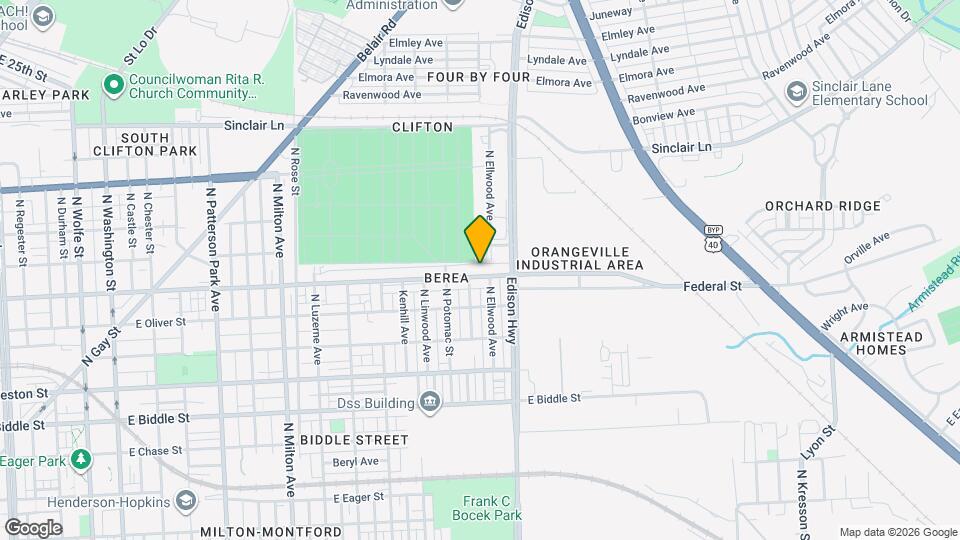 3038 Federal St, Unit 2 Map and Location Details