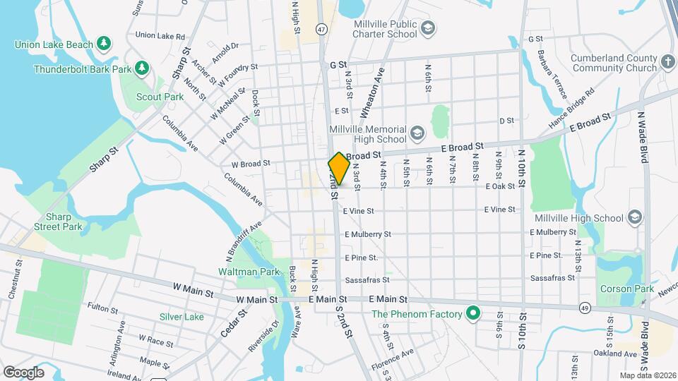 431 N 2nd St Map and Location Details