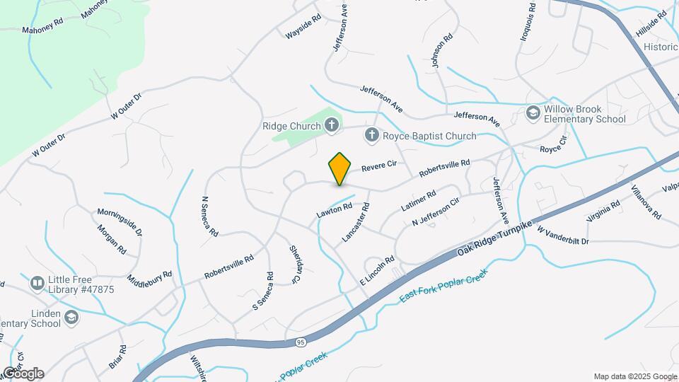 457 Robertsville Rd Map and Location Details