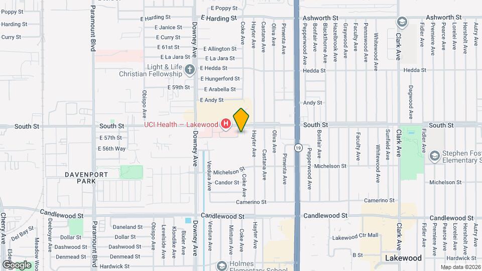 5743 Coke Ave Mapa y Detalles de la Ubicación