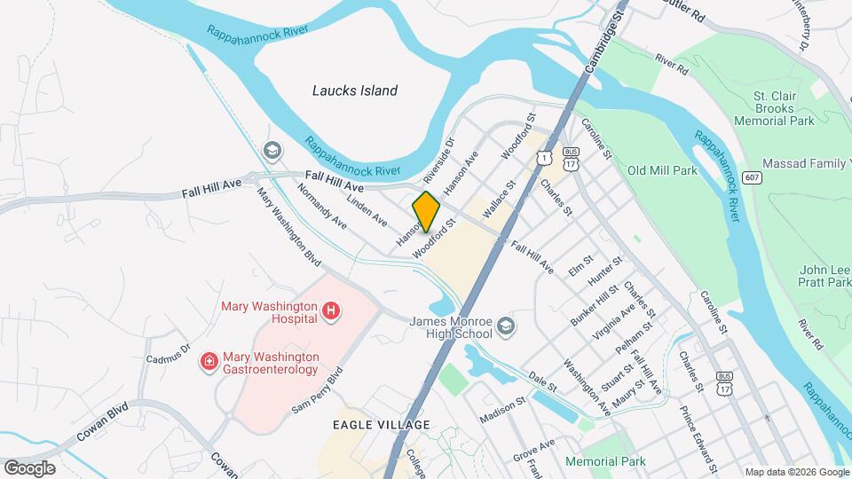 603 Woodford St Map and Location Details