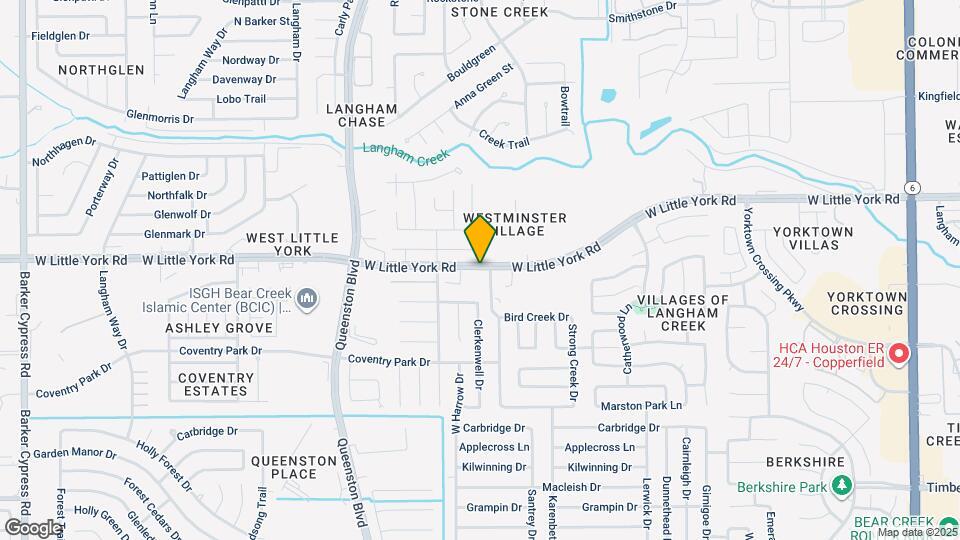 17011 W Little York Rd Map and Location Details