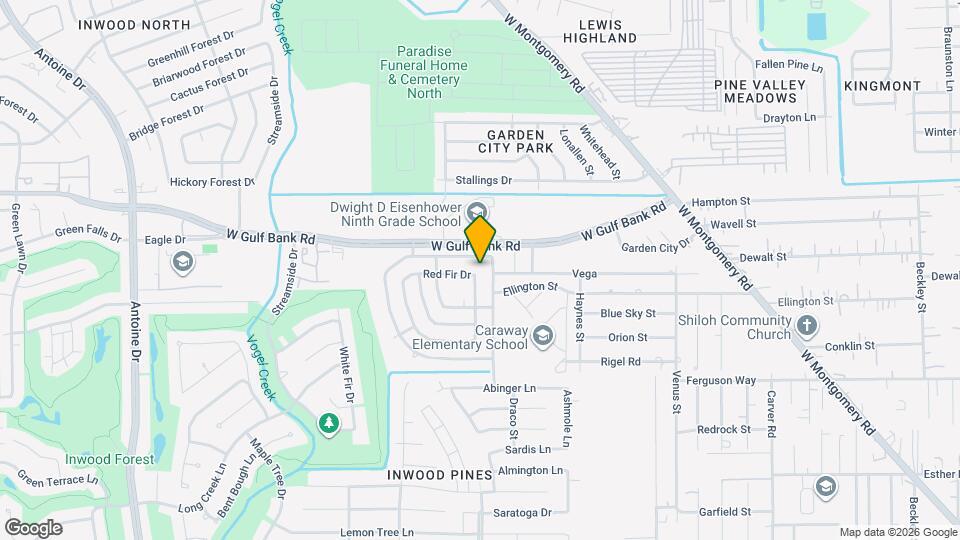 8822 Woodcamp Dr Map and Location Details