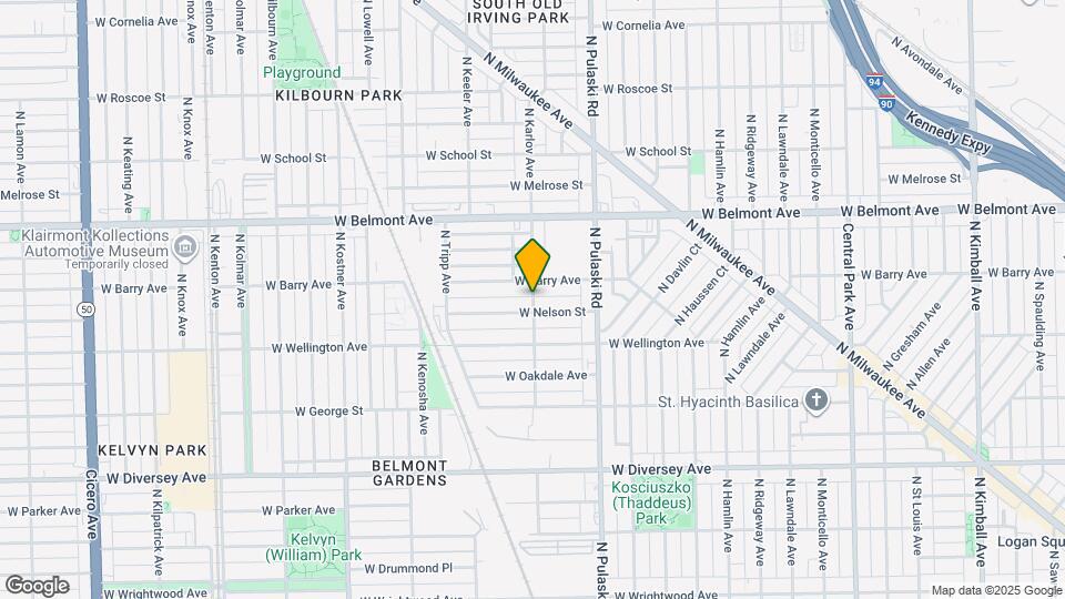 3039 N Karlov Ave Map and Location Details