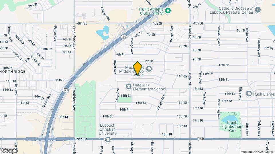 5433 12th St Map and Location Details