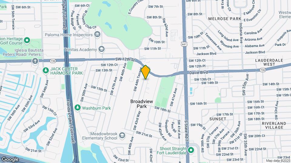 1410 SW 44th Ave Map and Location Details