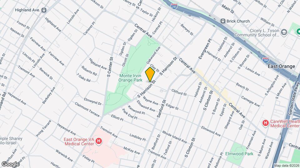 315 S Harrison St Map and Location Details