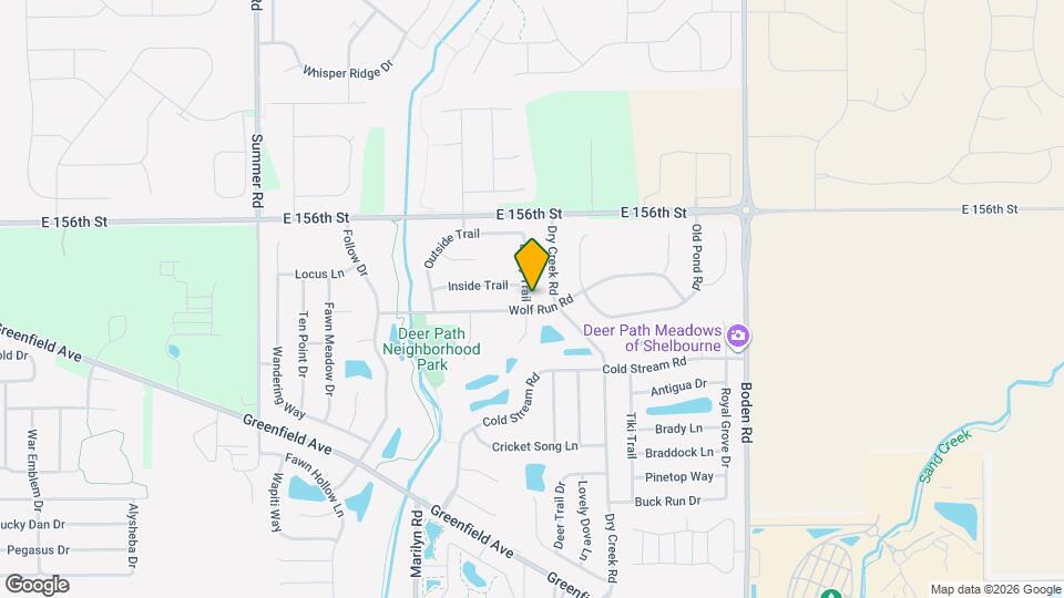 15436 Dusty Trail Mapa y Detalles de la Ubicación