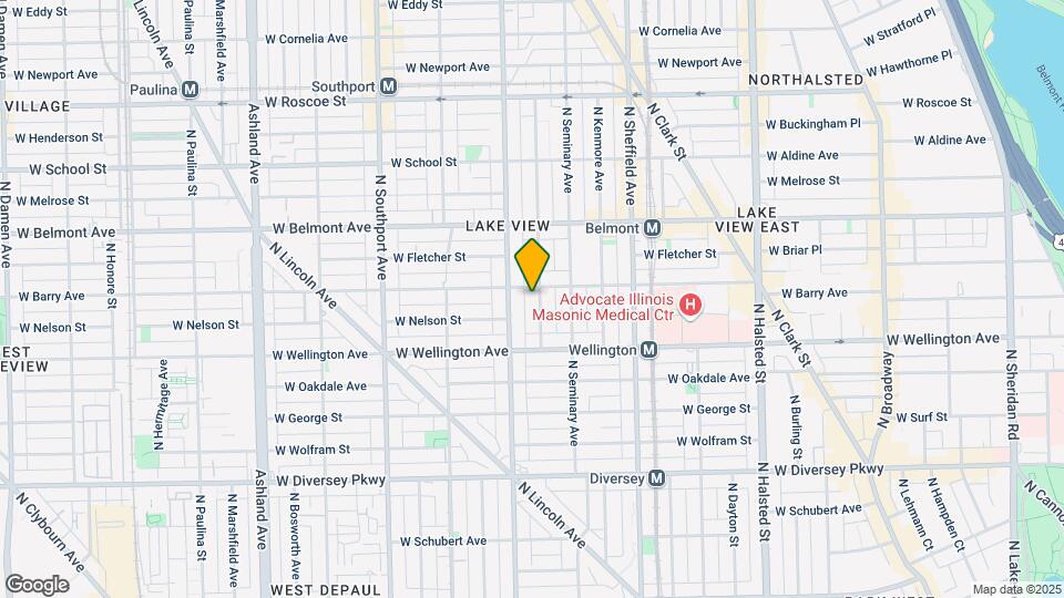 3050 N Clifton Ave Map and Location Details
