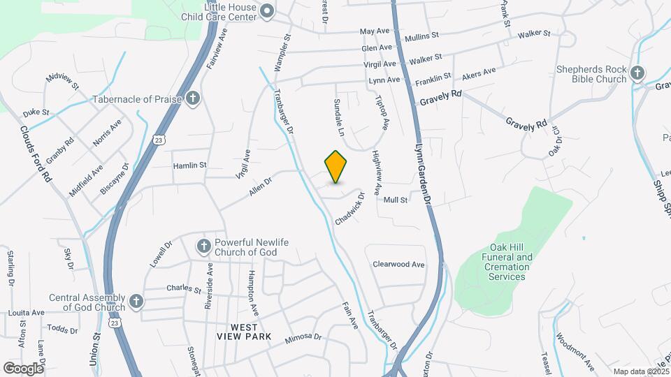 1004 Derwood Ct, Unit 1 Map and Location Details