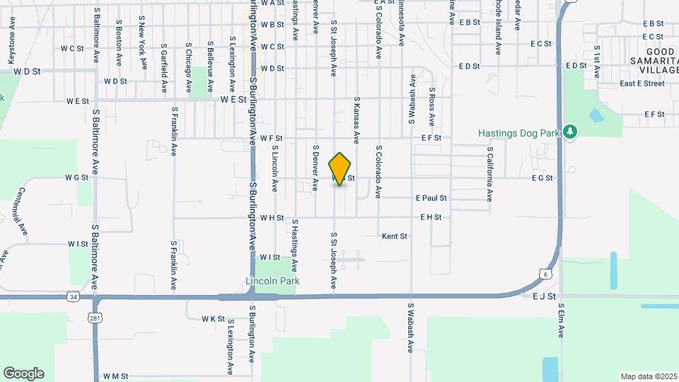 909-923 S Saint Joseph Ave Mapa y Detalles de la Ubicación