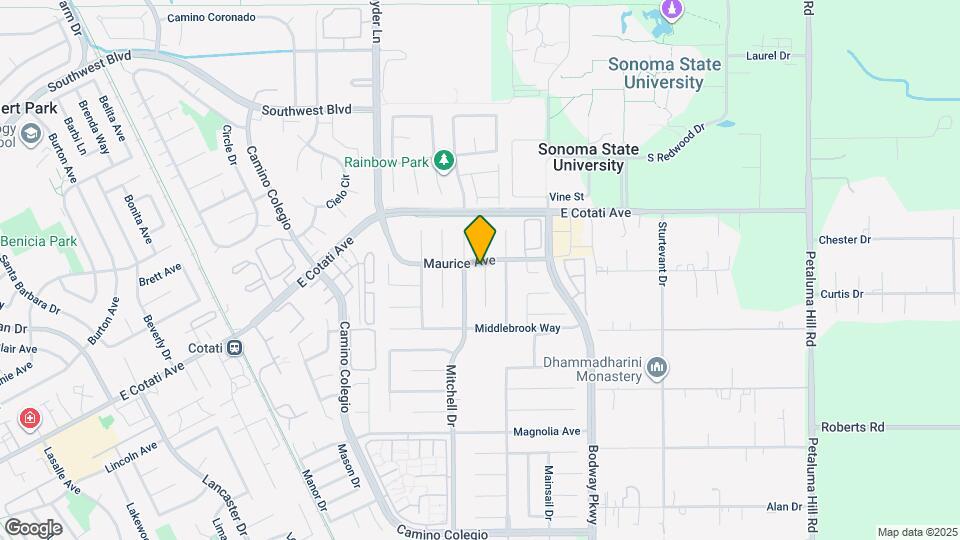 7447 Monique Pl Map and Location Details