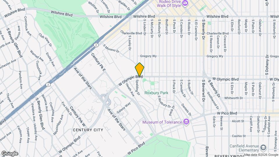 9756 W Olympic Blvd Map and Location Details