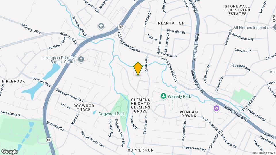 2025 Langhorne Dr Map and Location Details