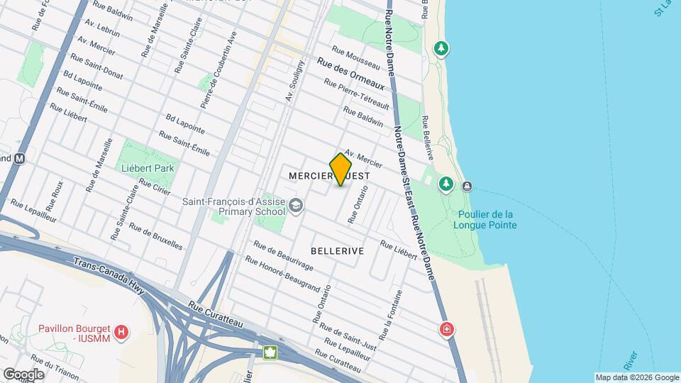 8365 Baillairge St Map and Location Details