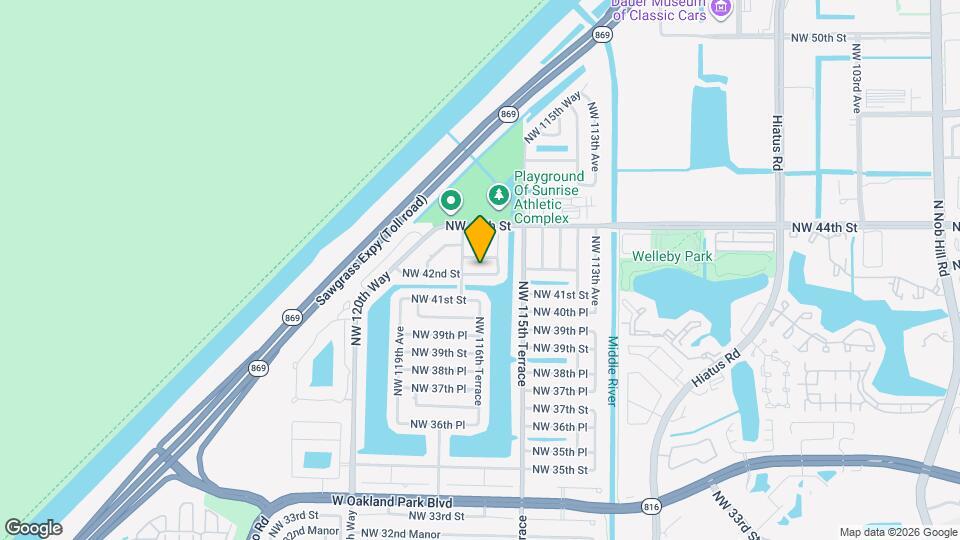 11641 NW 42nd St Mapa y Detalles de la Ubicación