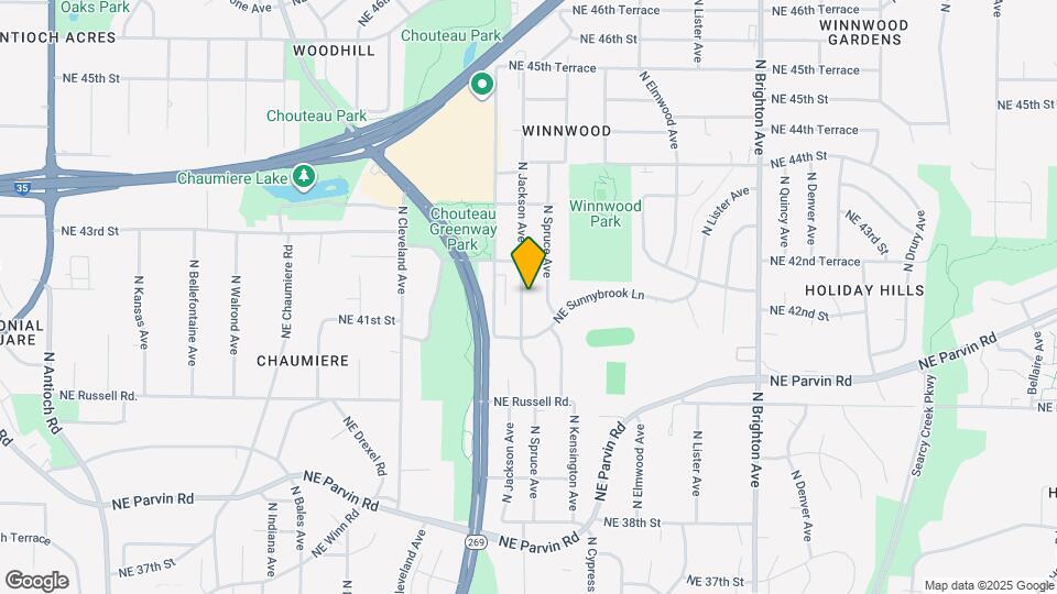 4135 N Jackson Ave Map and Location Details