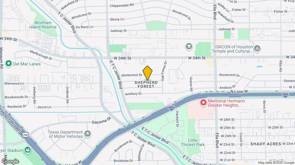 2203 Bron Holly Dr Map and Location Details