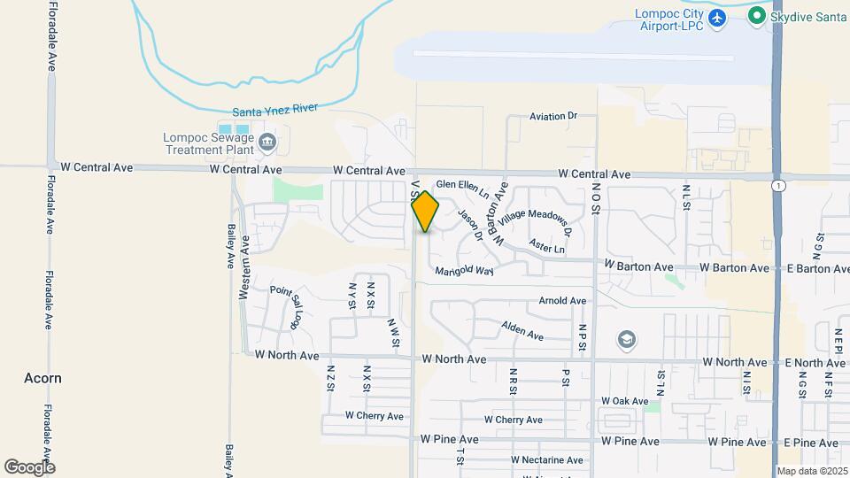 1345 Marigold Way Map and Location Details
