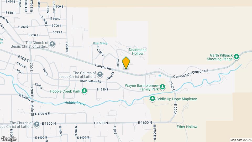 2615 Canyon Rd Map and Location Details