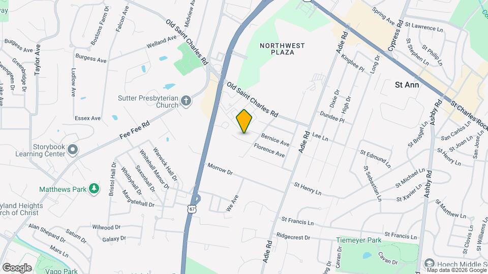 11117 Florence Ave Map and Location Details