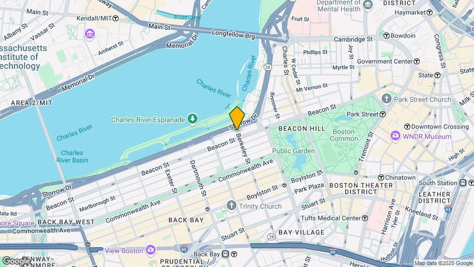 132 Beacon St, Unit 6 Map and Location Details