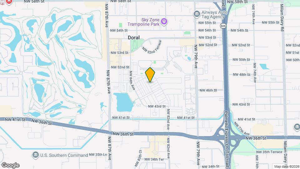 8286 NW 48th St, Unit A3M Map and Location Details