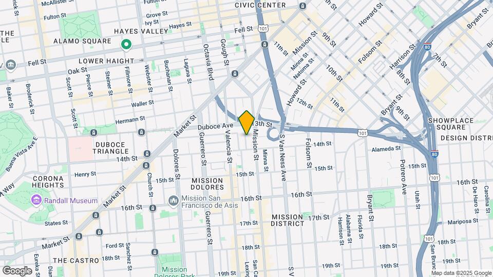 55-63A Woodward St Map and Location Details