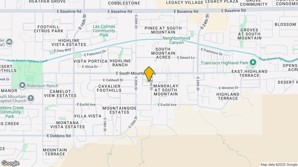 2022 E Winston Dr Map and Location Details