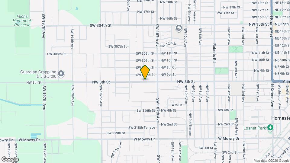 1561 NW 8th St Mapa y Detalles de la Ubicación