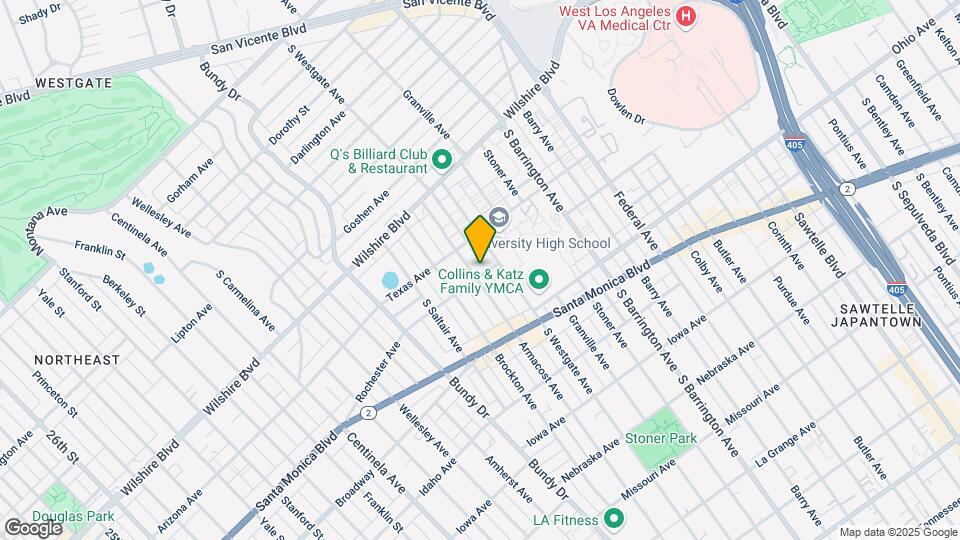 11873 Rochester Ave Mapa y Detalles de la Ubicación