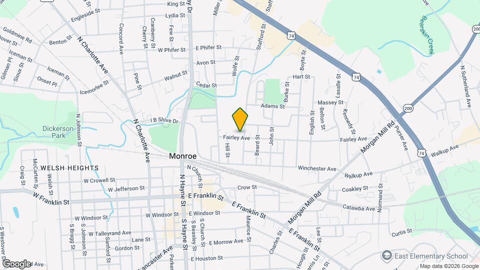 601 Stafford St Map and Location Details