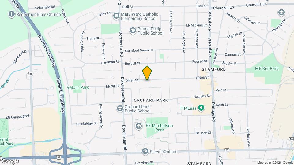 6708 O'Neil St Map and Location Details