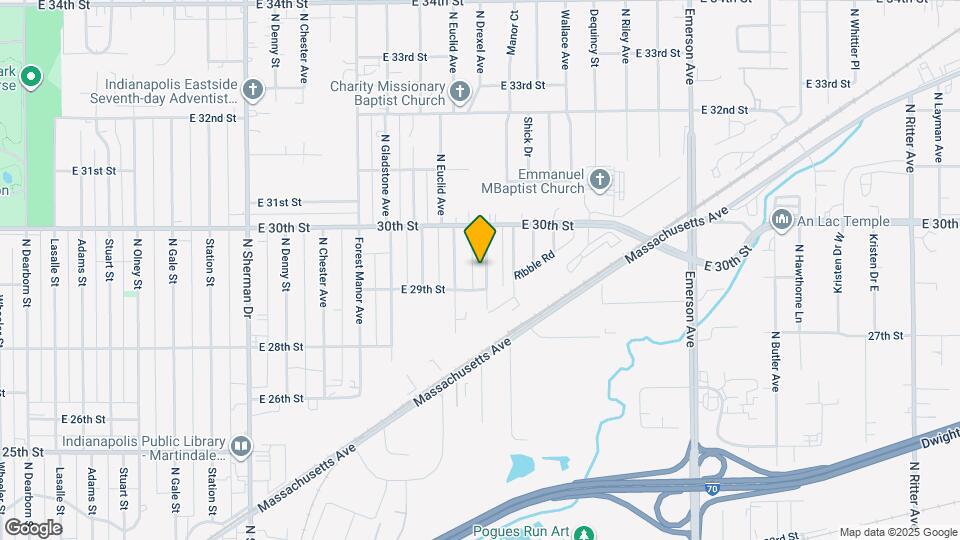 2922 N Drexel Ave Map and Location Details