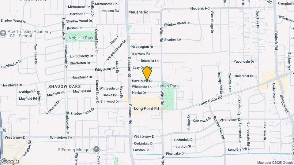 10021 Hazelhurst Dr Map and Location Details