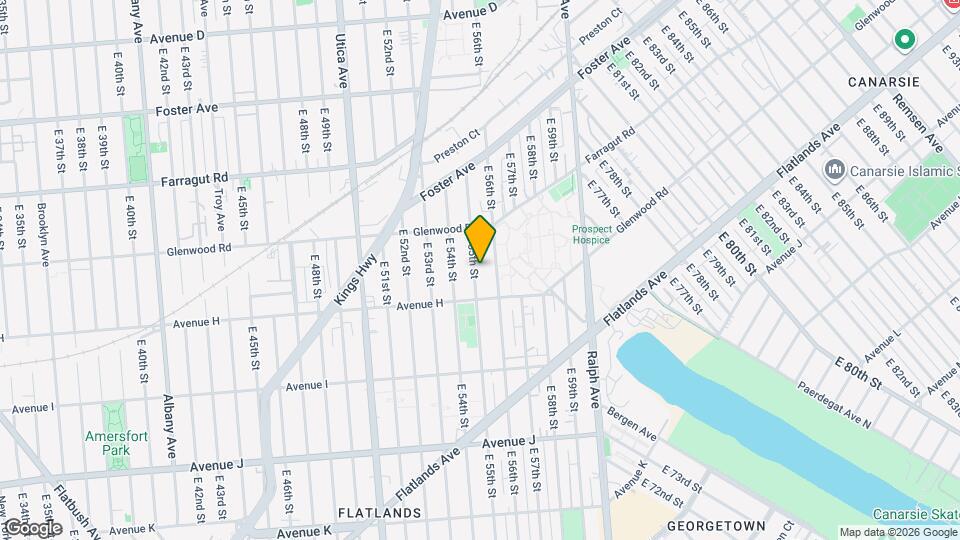 949 E 55th St Map and Location Details