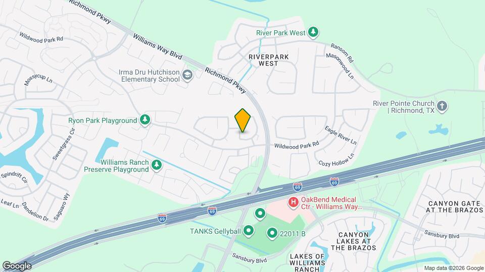 1905 Grand Willow Ln Map and Location Details