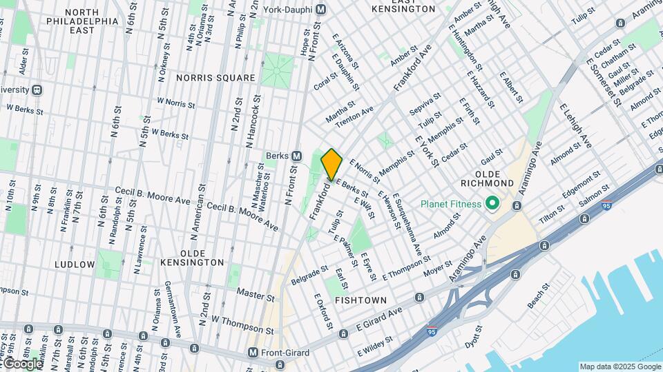 1817 Frankford Ave, Unit 2 Map and Location Details