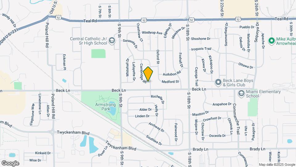 1301 Davis Dr Map and Location Details